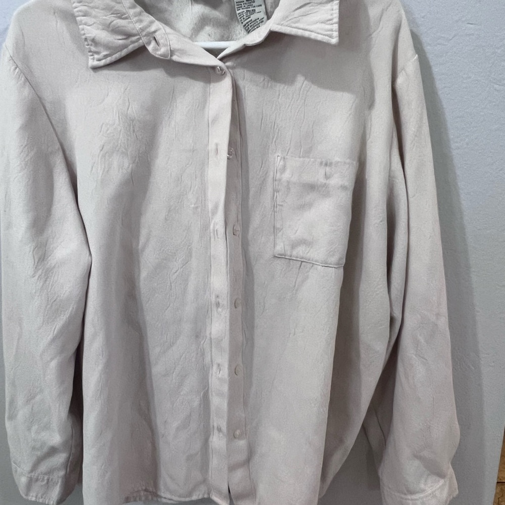 White Stag Women's Plus Ivory Blouse